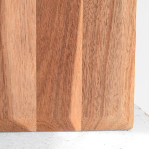 Country Cottage Farmhouse Acacia Wood Kitchen Cutting Board With Handle - ooak - Picture 7 of 7